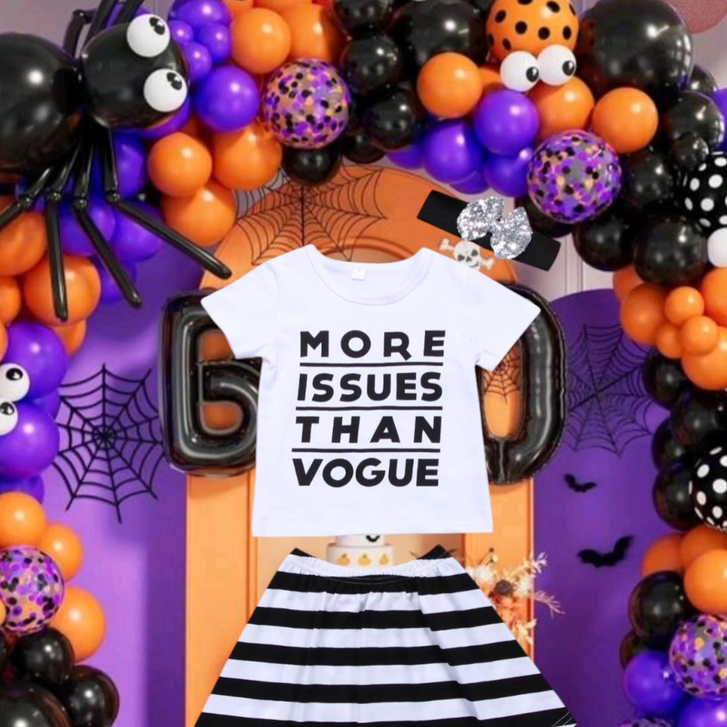 More Issues Than Vogue T-Shirt, Skirt and Headband 900013