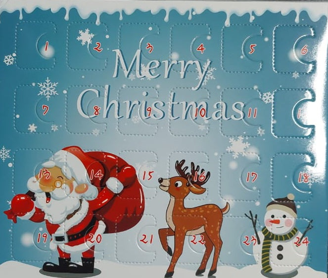 Advent Calendar, Christmas Charm Bracelet, 24 Day Countdown