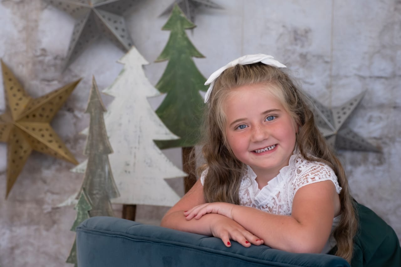 White Lace Forest Green Dress