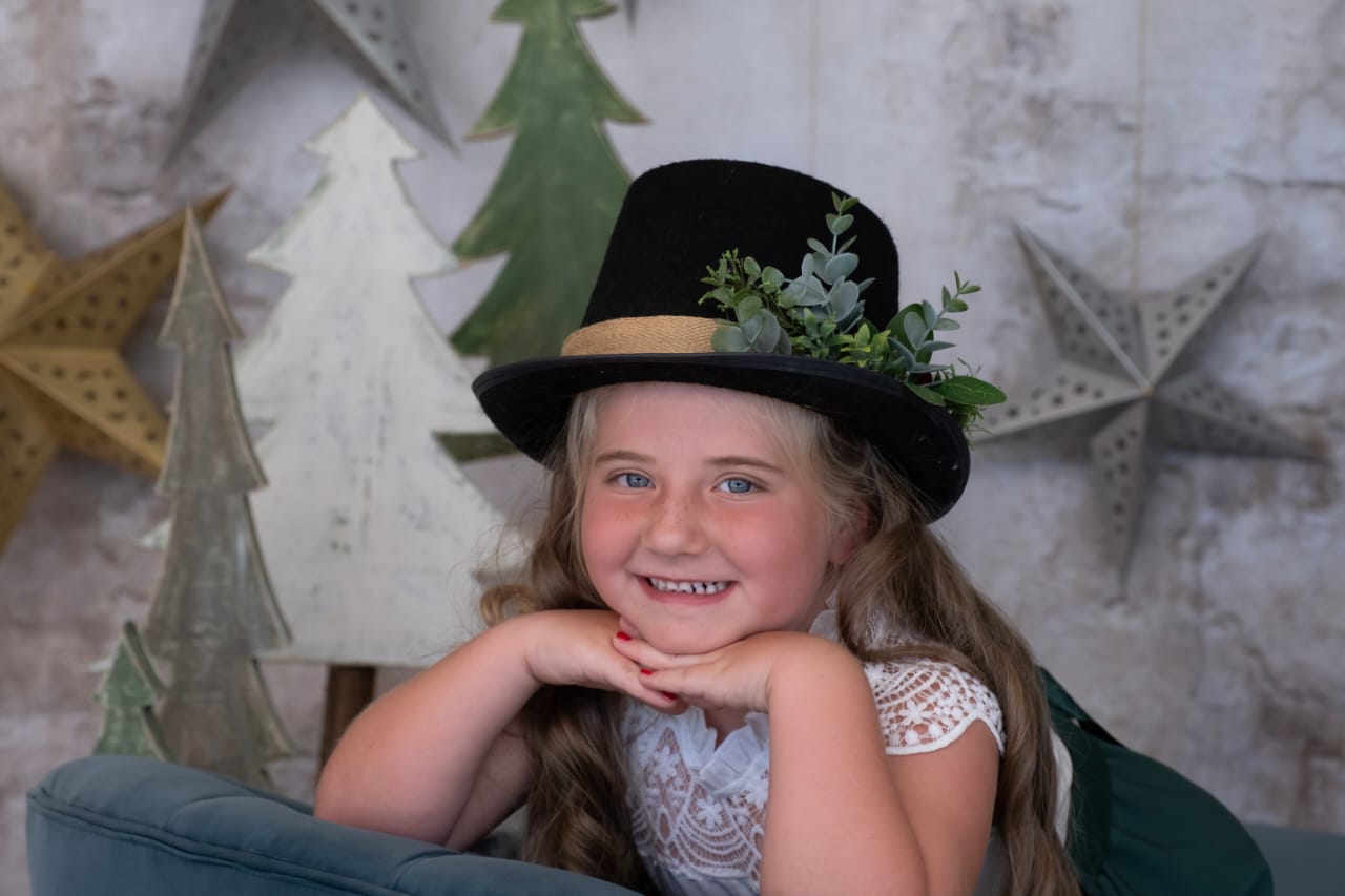 White Lace Forest Green Dress