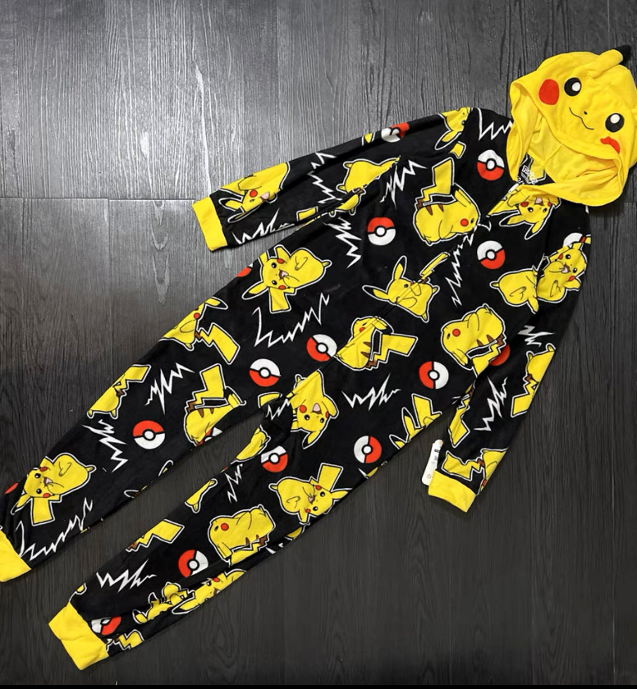 Pokemon Long Sleeved Onesie with Hoodie Pajamas