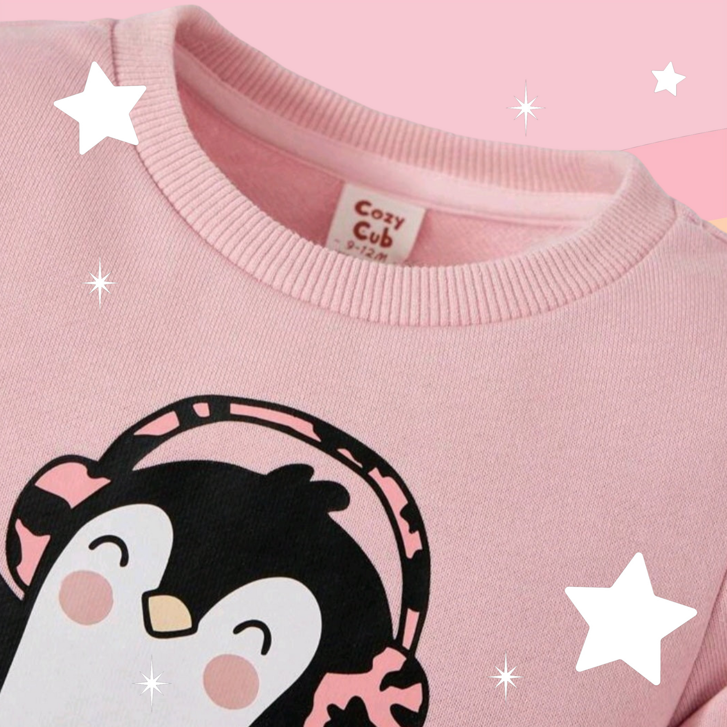 Penguin Cotton Crewnek Neck Top and Leggings