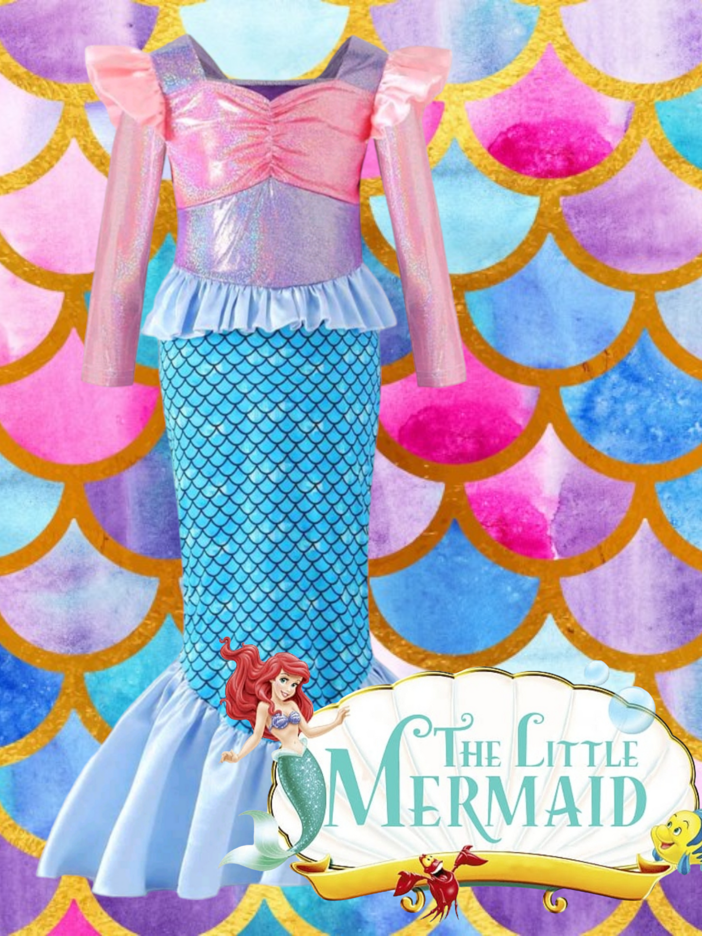 Little Mermaid Costume 1000148