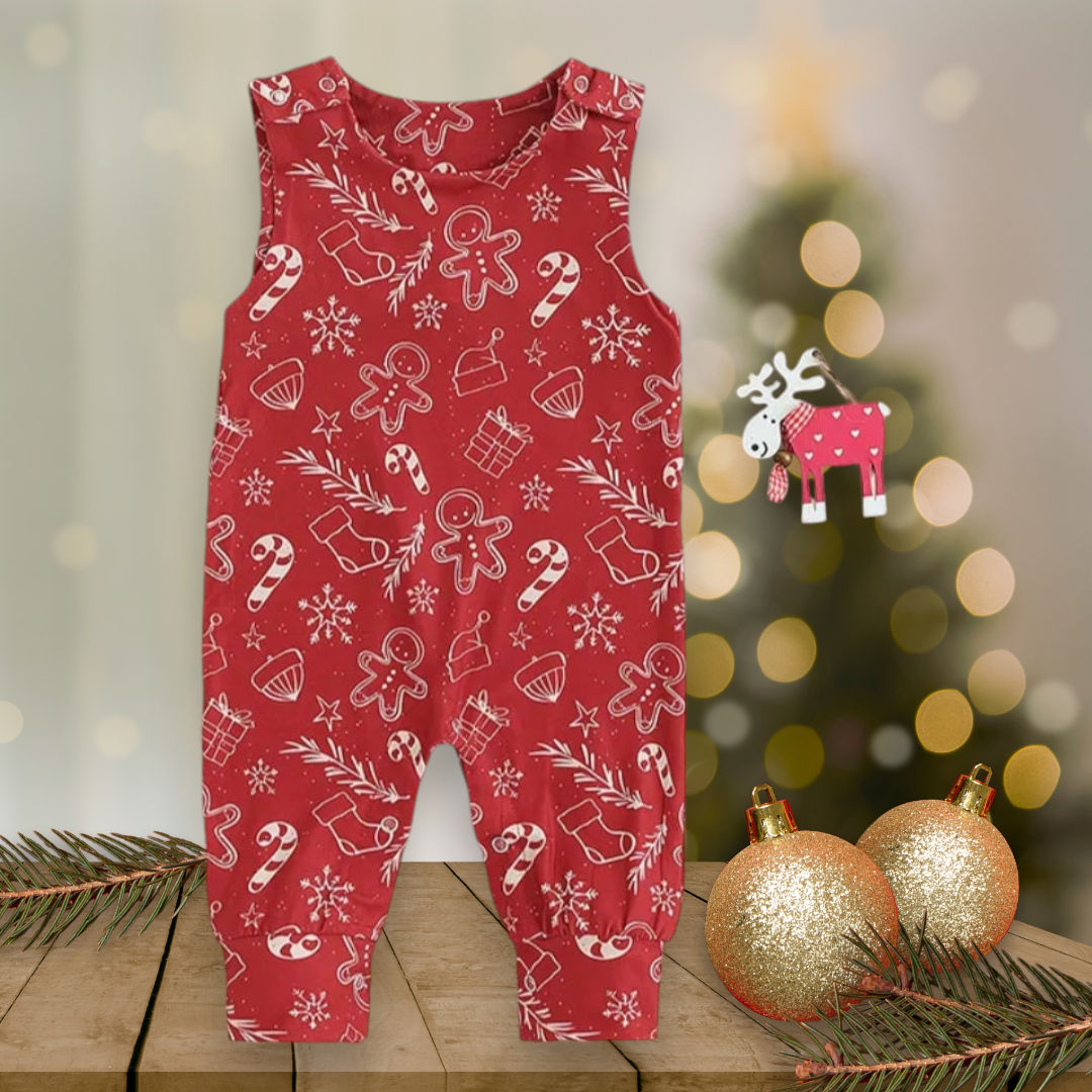 Gingerbread Christmas Romper