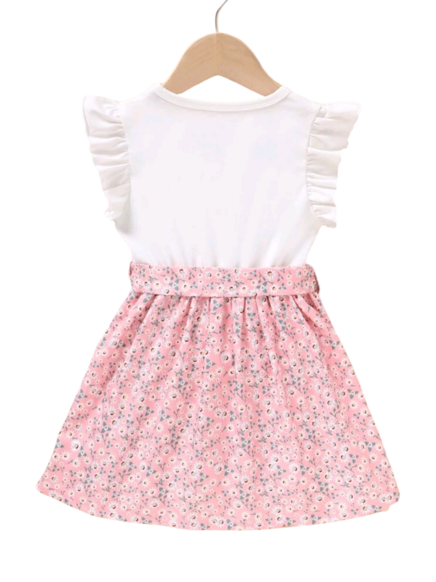 Floral Heart Dress Pink 1000278