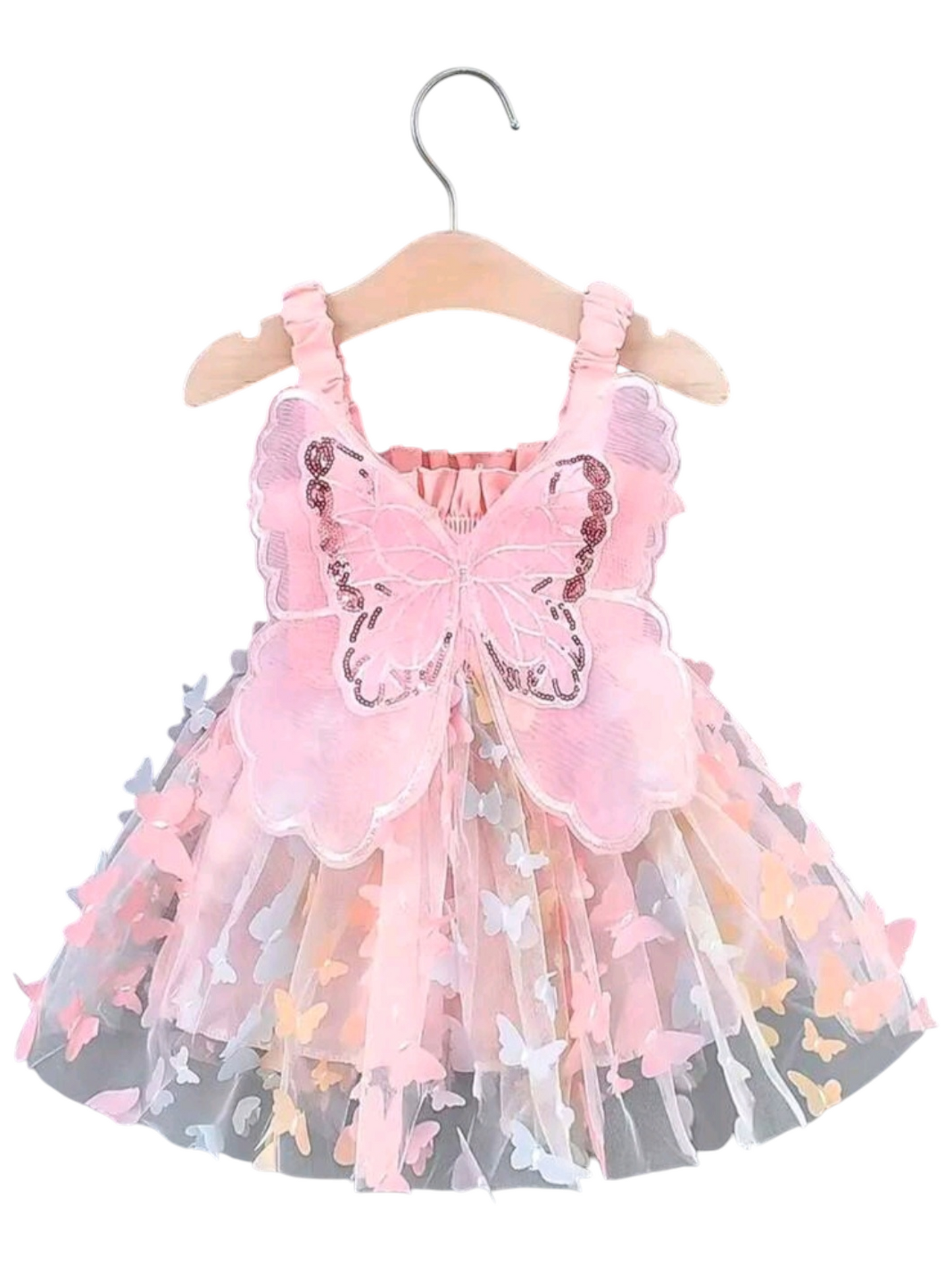 Rainbow Butterfly Mush Dress "Cutie" 1000749