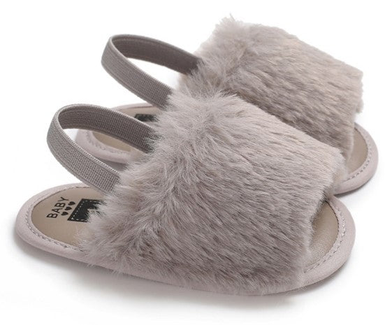 Gray Slippers / Sandals