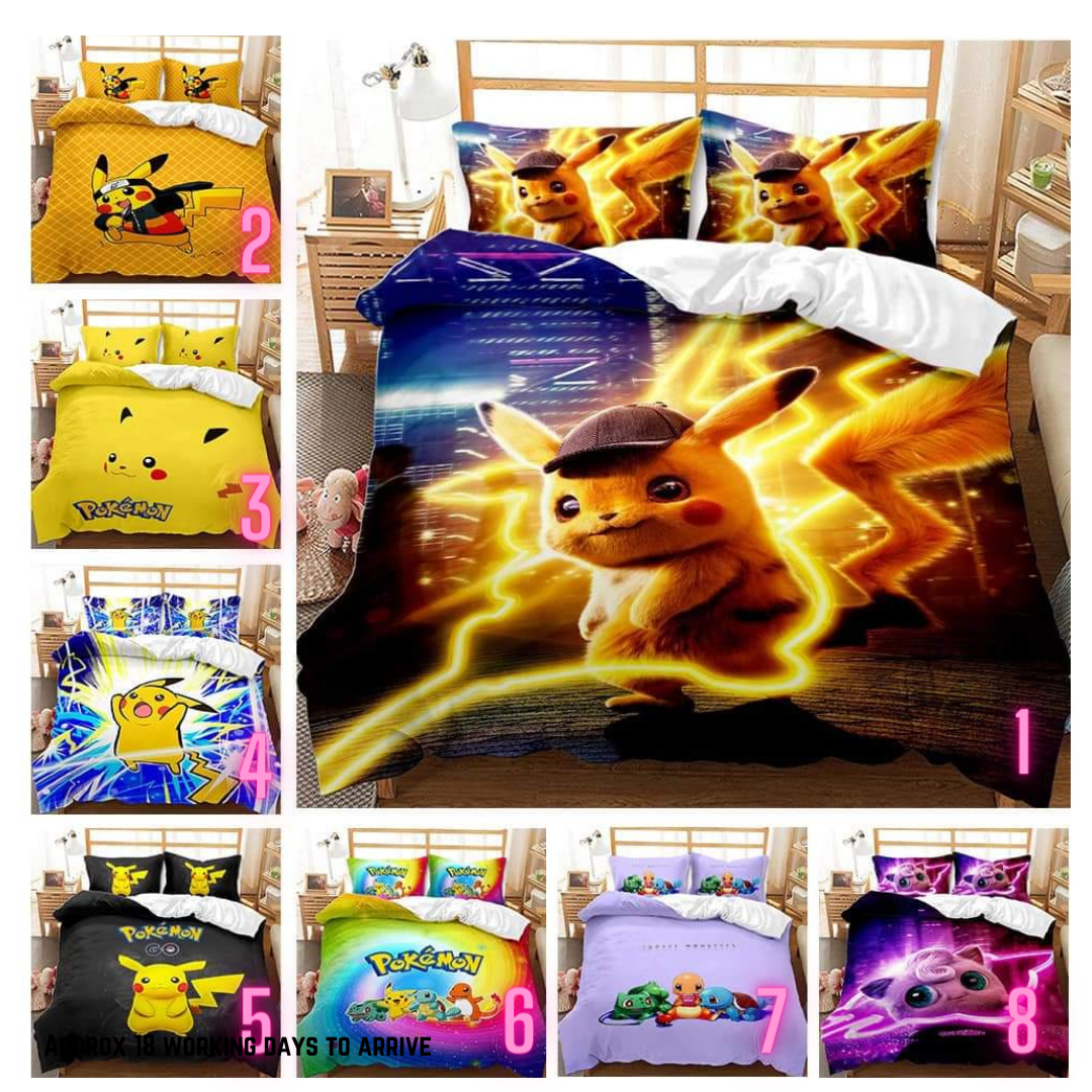 Pokemon bedding