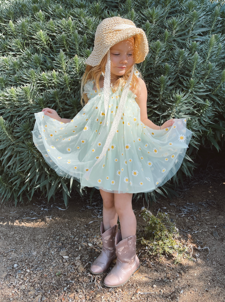 Green Daisy Dress