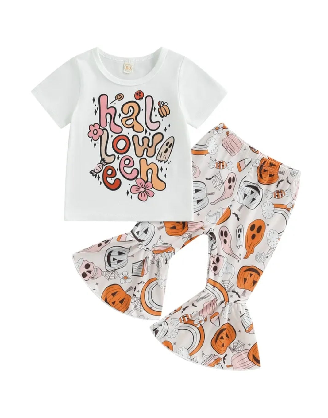 Halloween T-shirt and Bell Bottoms 100094
