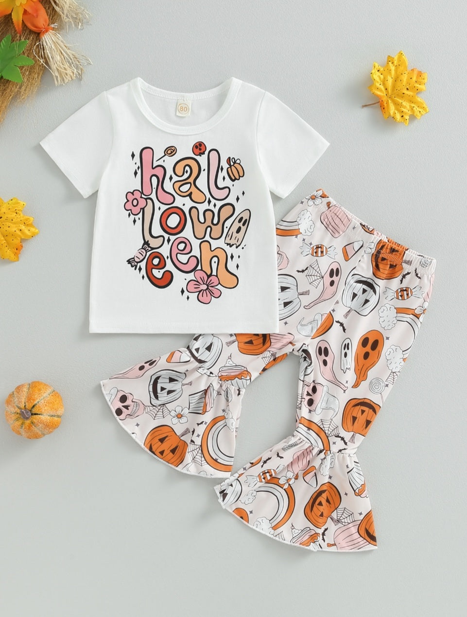 Halloween T-shirt and Bell Bottoms 100094