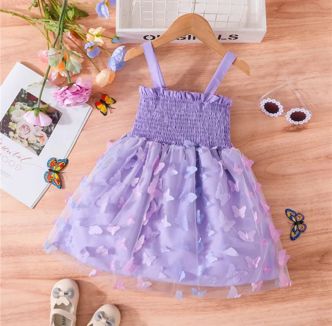 Purple Butterfly Dress