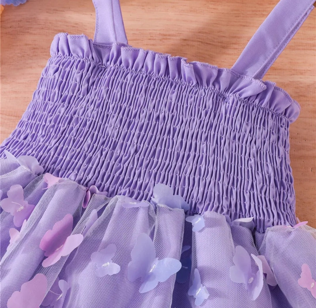 Purple Butterfly Dress