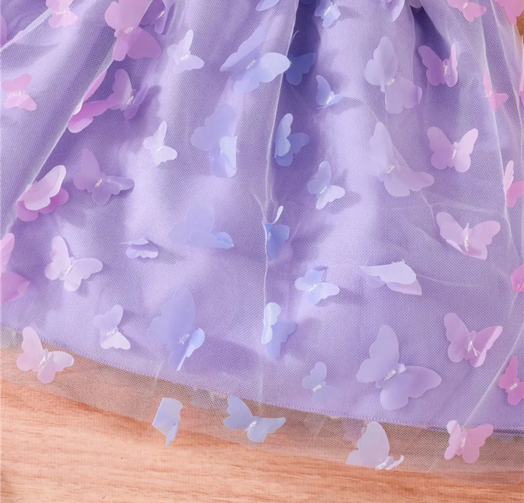 Purple Butterfly Dress