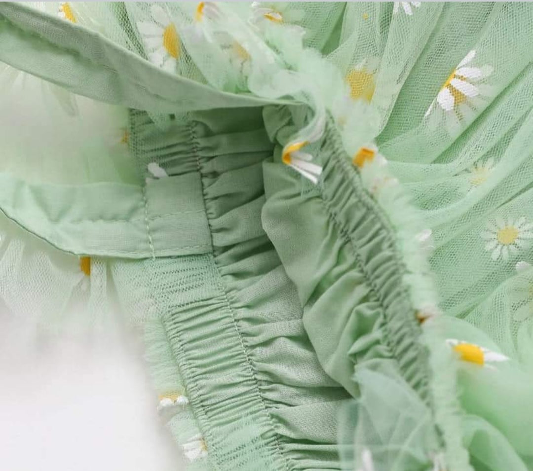 Green Daisy Dress