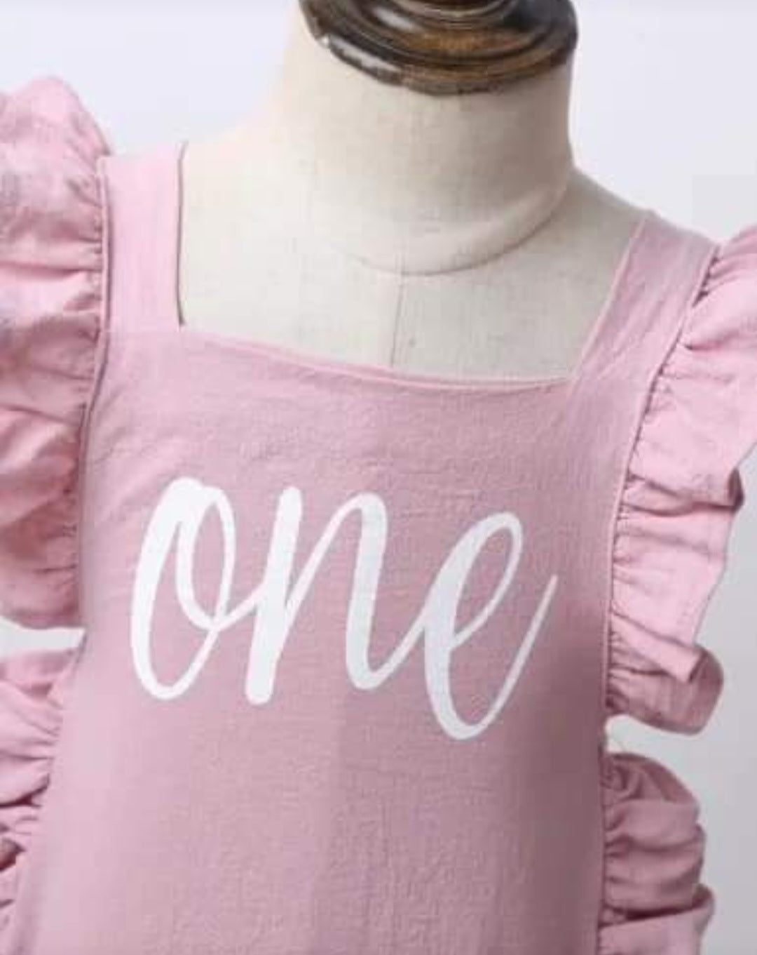 Pink First Birthday Romper