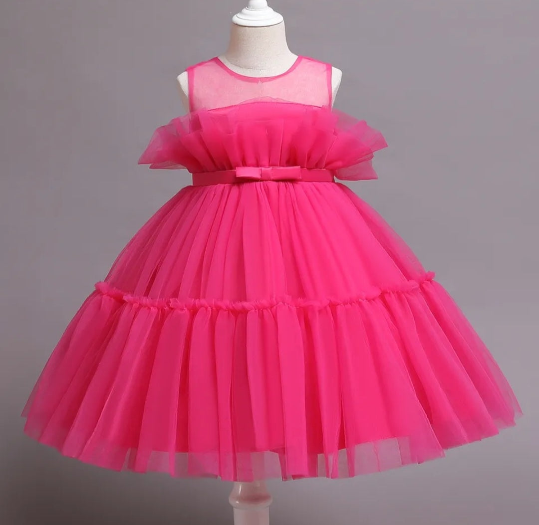 Cerise Pink Special Occasion Dress 1000841