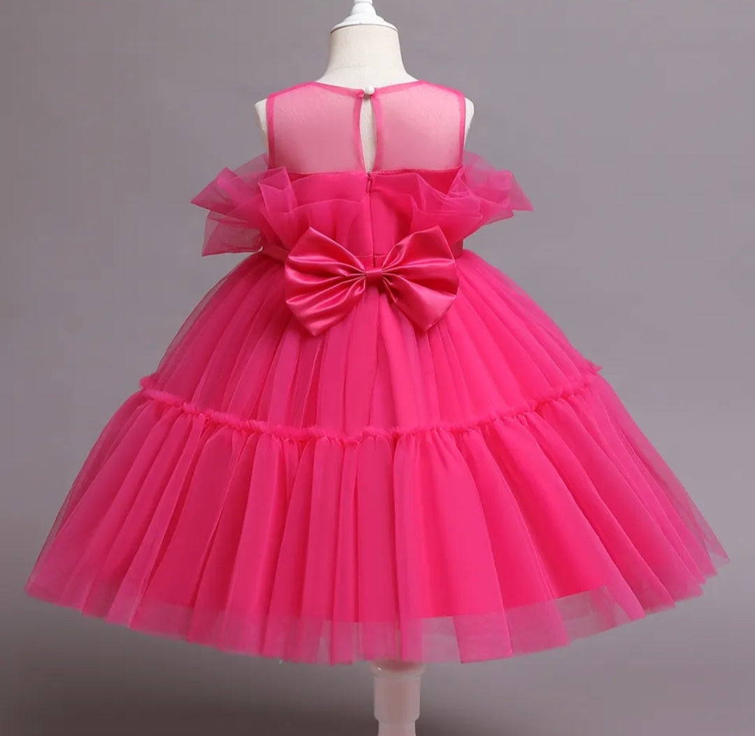 Cerise Pink Special Occasion Dress 1000841
