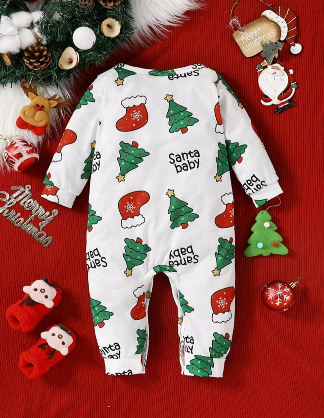 Santa Baby Christmas Romper (Gender Neutral) 2000118