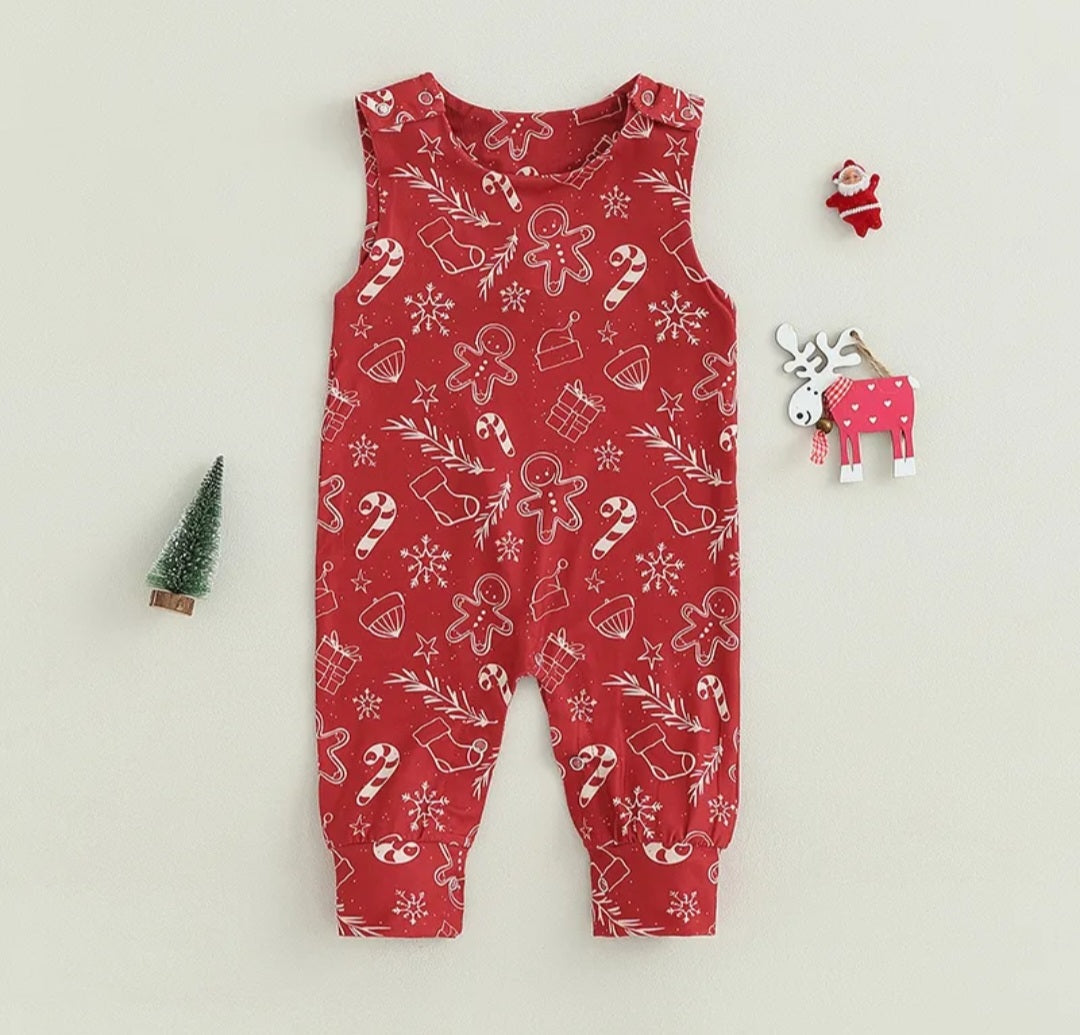 Gingerbread Christmas Romper