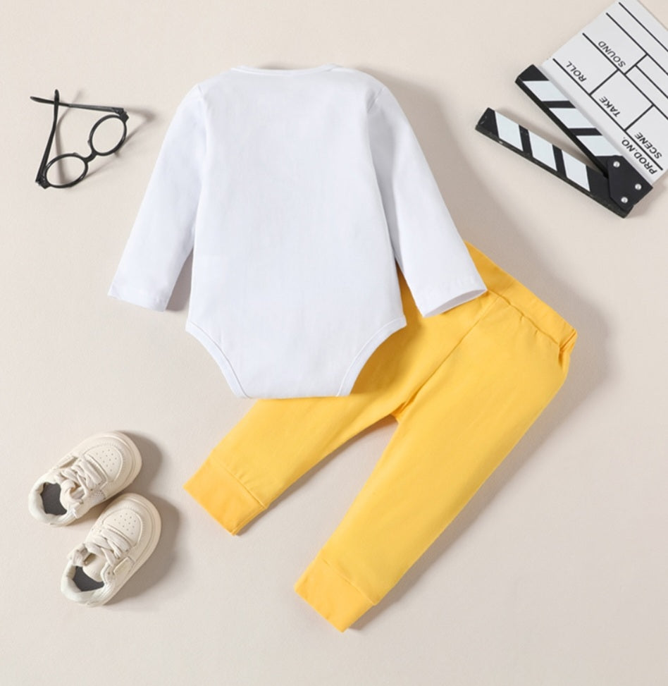 This Guy Is One Birthday Outfit Yellow
