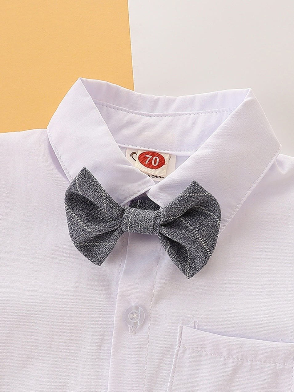 4PSC Gentleman Suit. (Romper also available in younger boys with shirt)