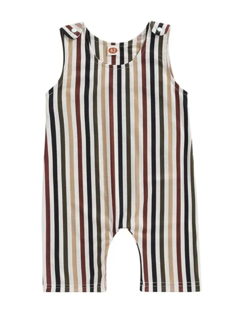 Striped Gender Neutral Romper