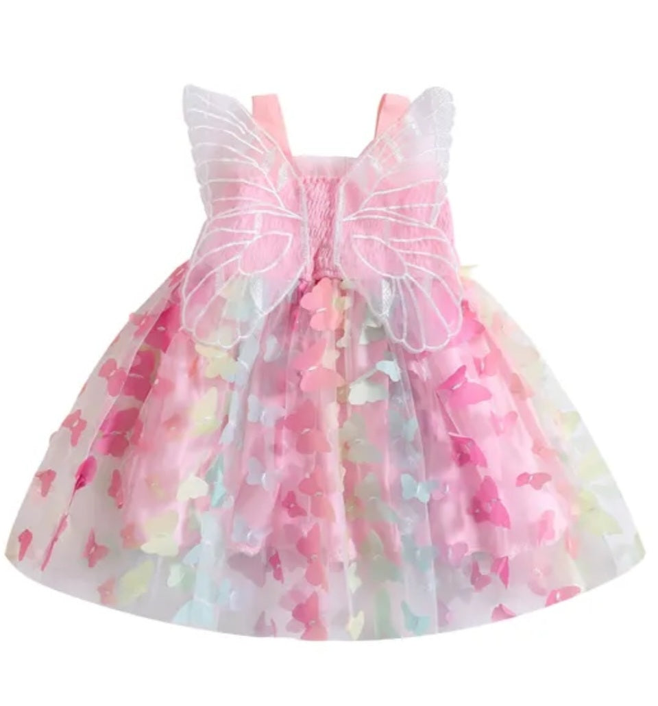 Butterfly Rainbow Tulle Dress 1000161