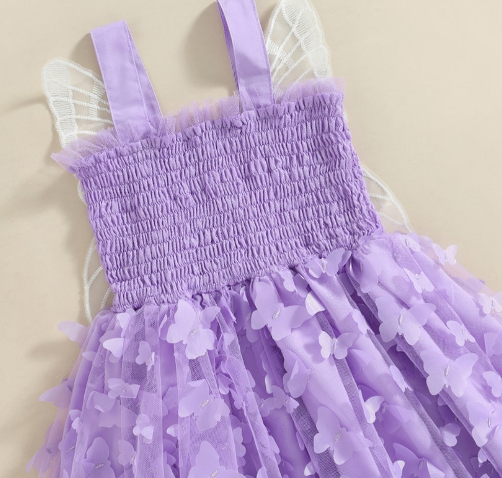 Purple Butterfly Dress