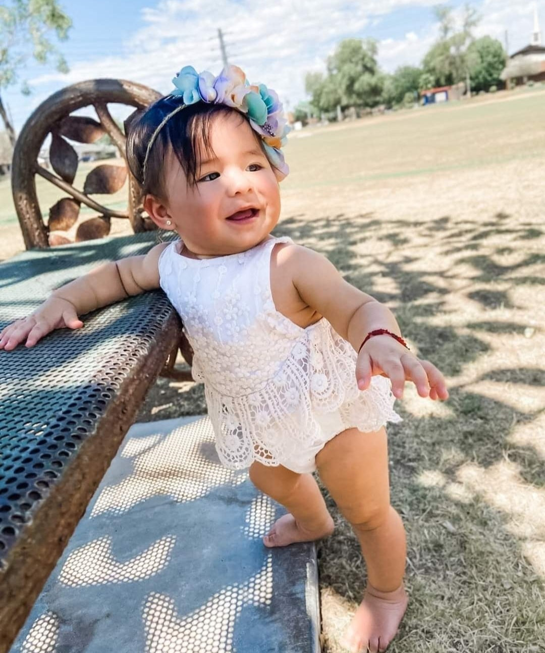 Vintage Lace Boho Romper