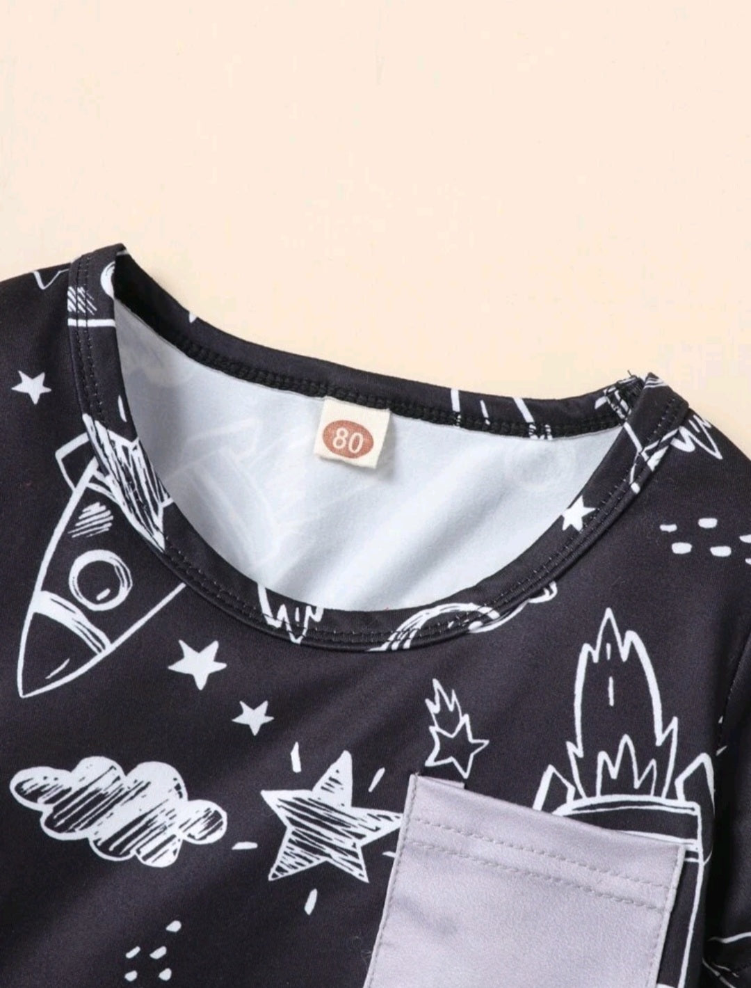Twin Pack Romper Set, Space Boy