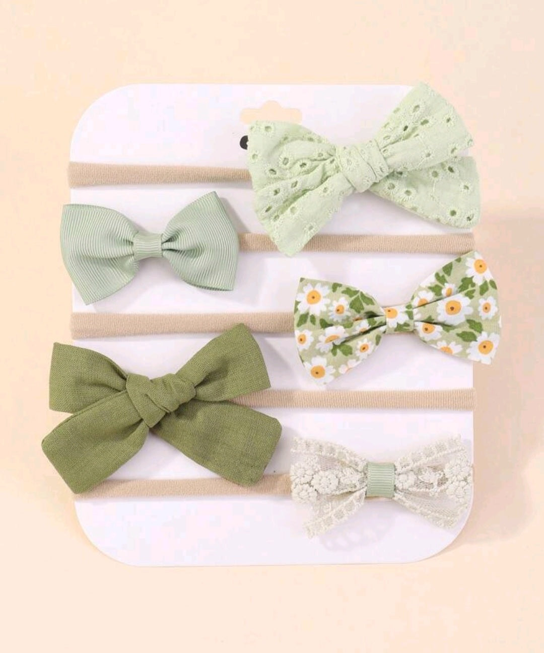 Floral Headbands 5's 4000111