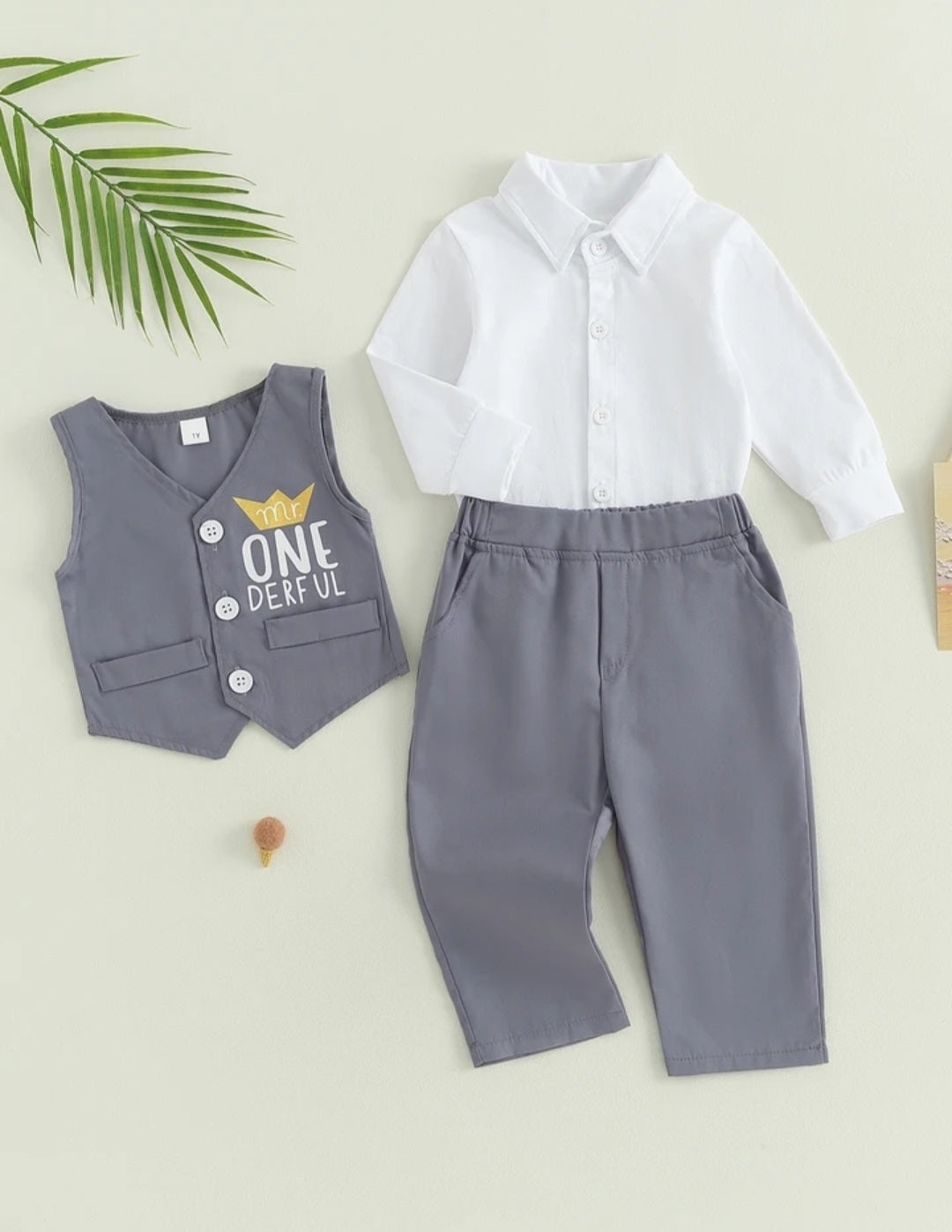 Mr One Derful Birthday Outfit 2000275