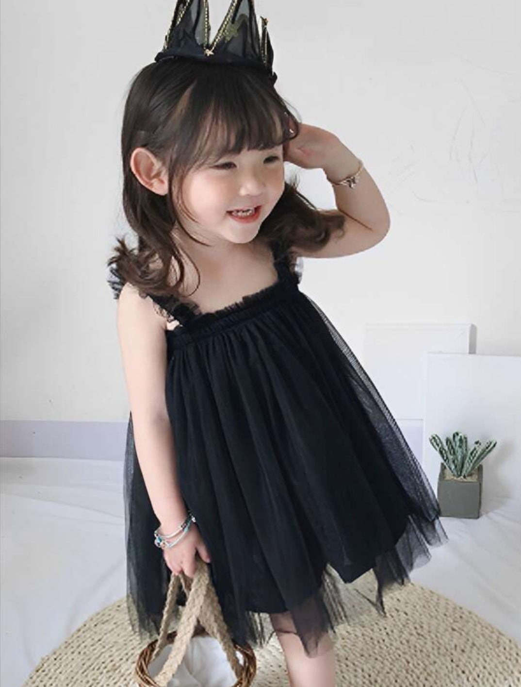 Black Tulle Dress 1000165