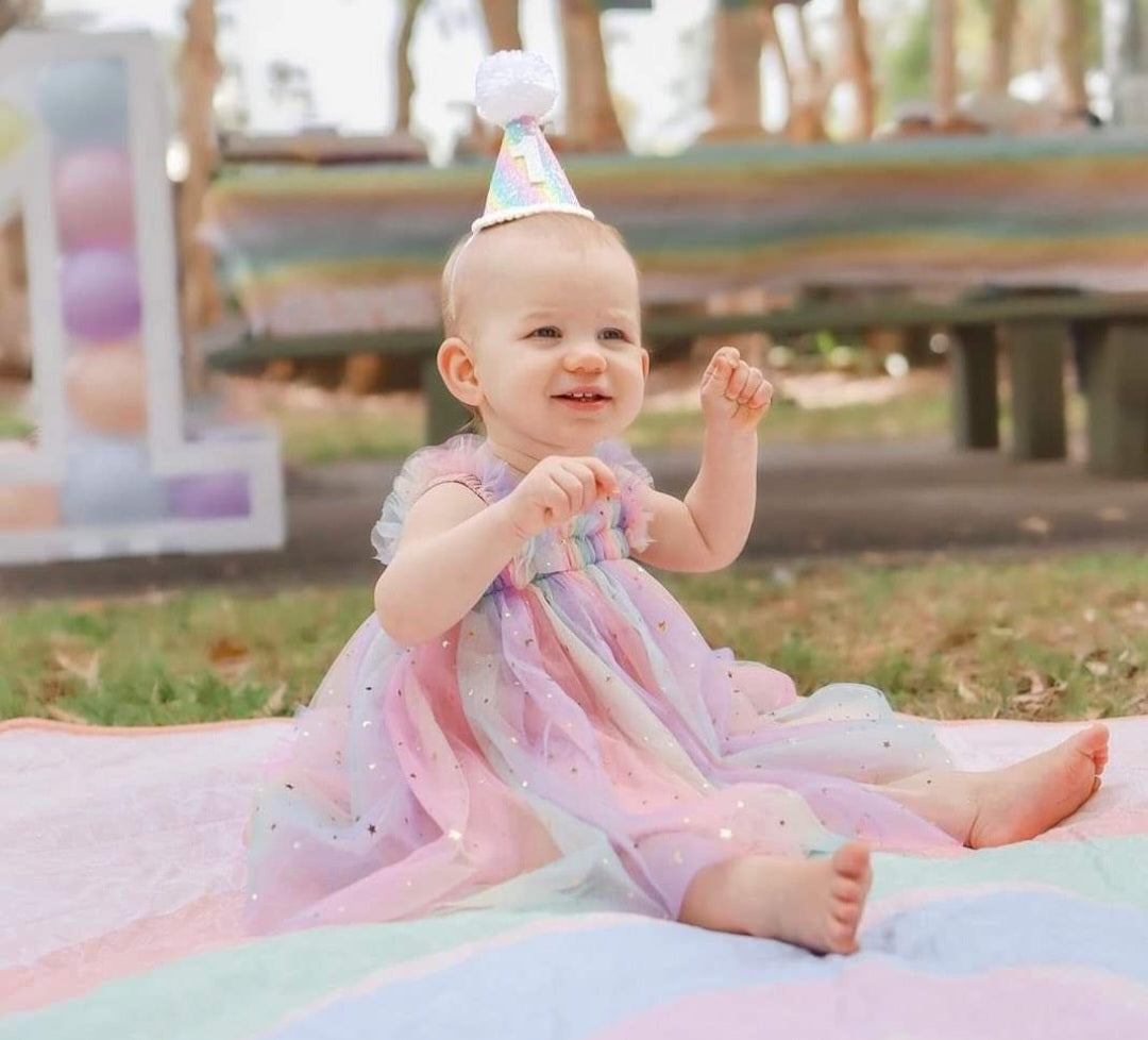 Rainbows and Stars Tulle Dress 1000415