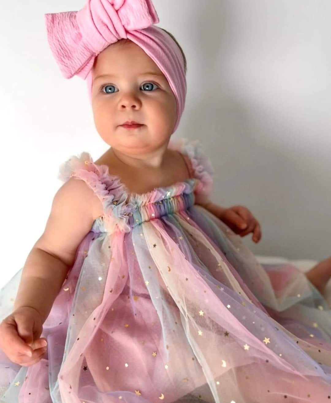 Rainbows and Stars Tulle Dress 1000415