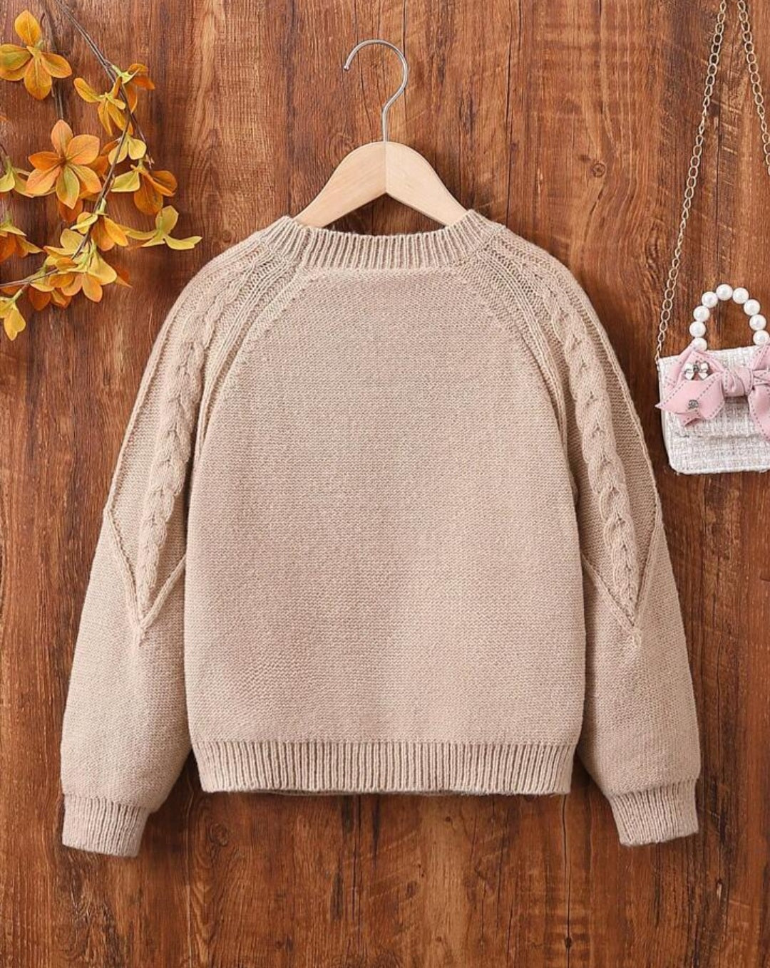 Beidge Crewnek Cable Knited Sweater Gender Neutral