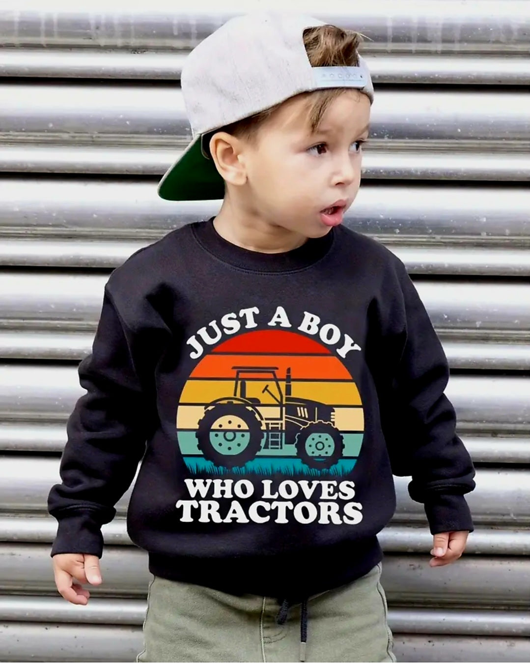 Just a Boy Who Loves a Tractor Top