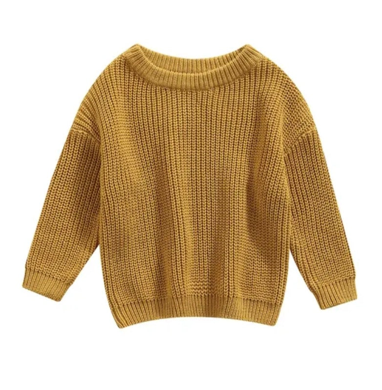 Mustard Luxury Sweater Gender Neutral