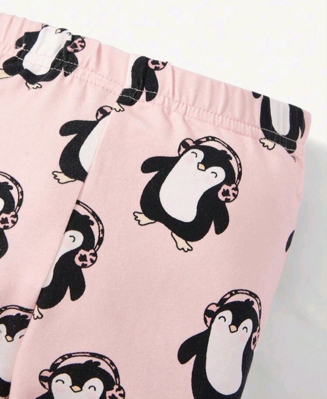 Penguin Cotton Crewnek Neck Top and Leggings