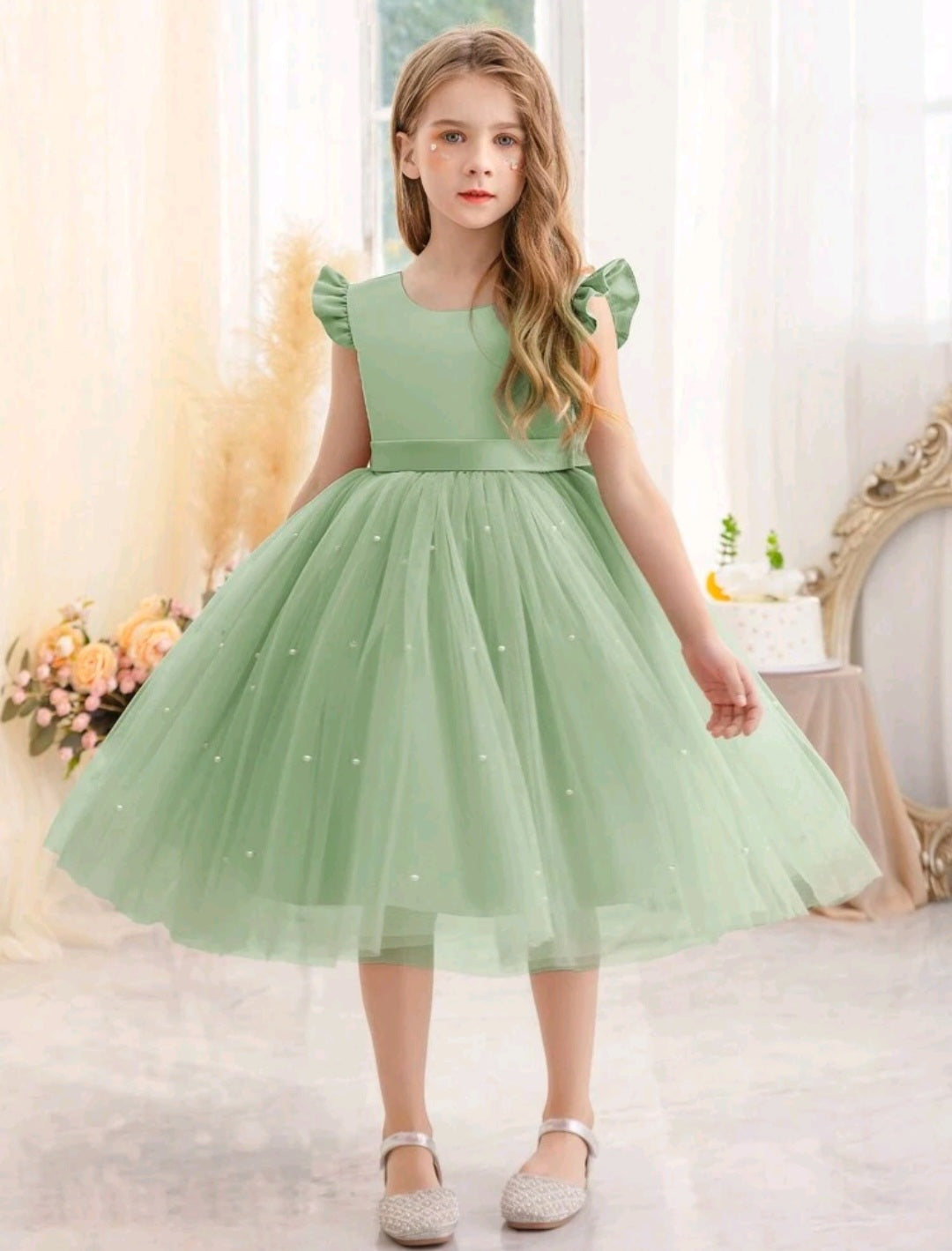 Sage Green Special Occasions Dress