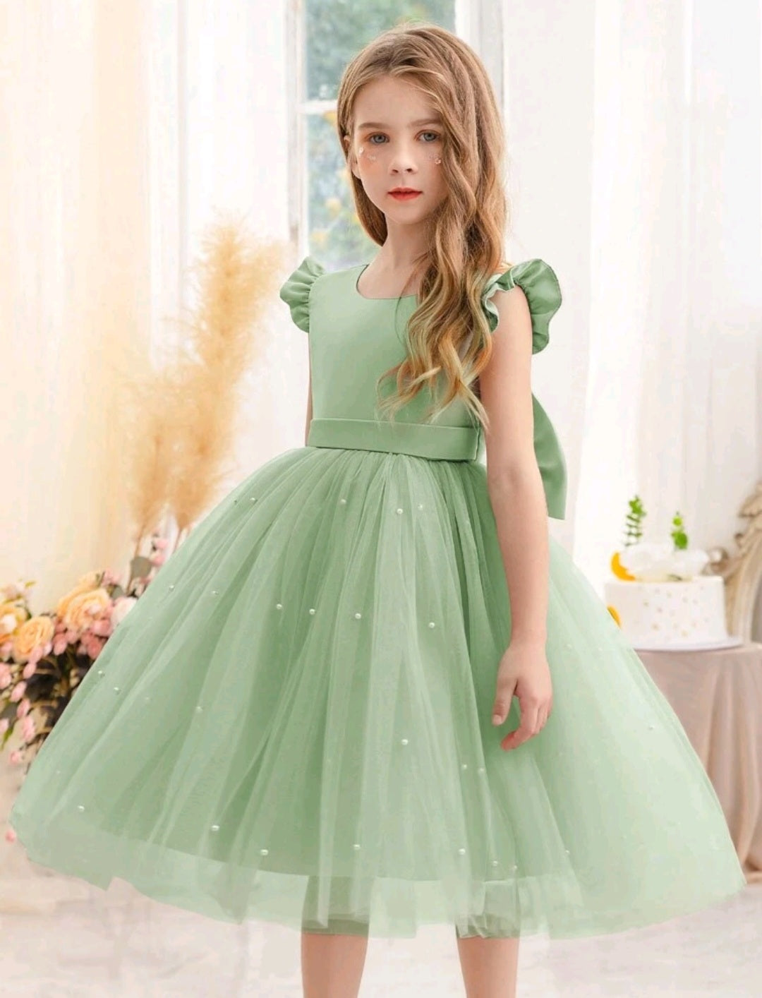 Sage Green Special Occasions Dress