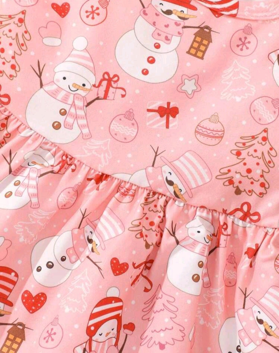 Pink Christmas Dress