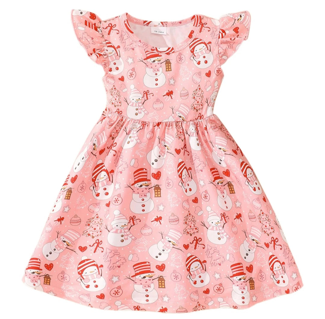 Pink Christmas Dress