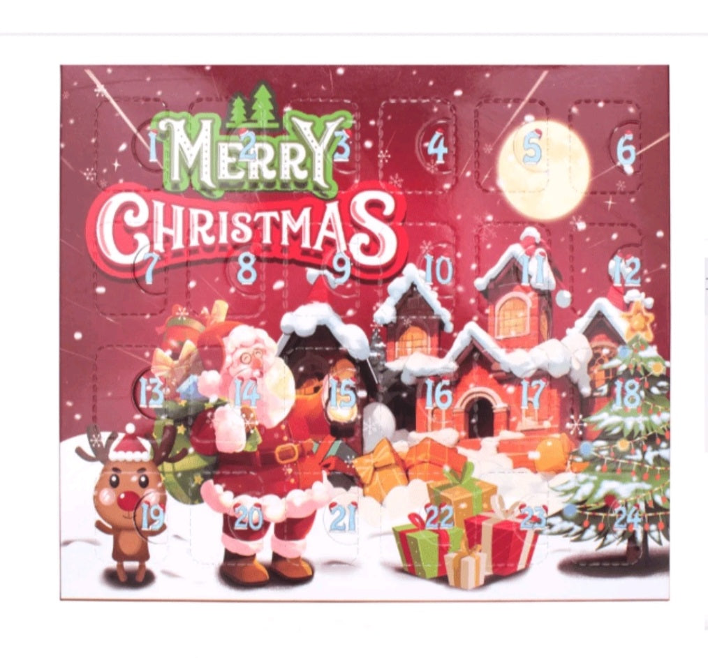 Advent Calendar, Christmas Charm Bracelet, 24 Day Countdown