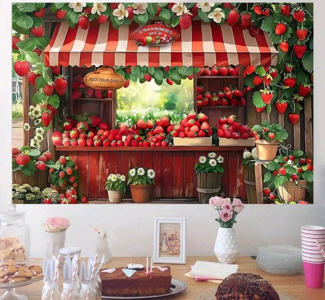 Strawberry Shop Banner #500066