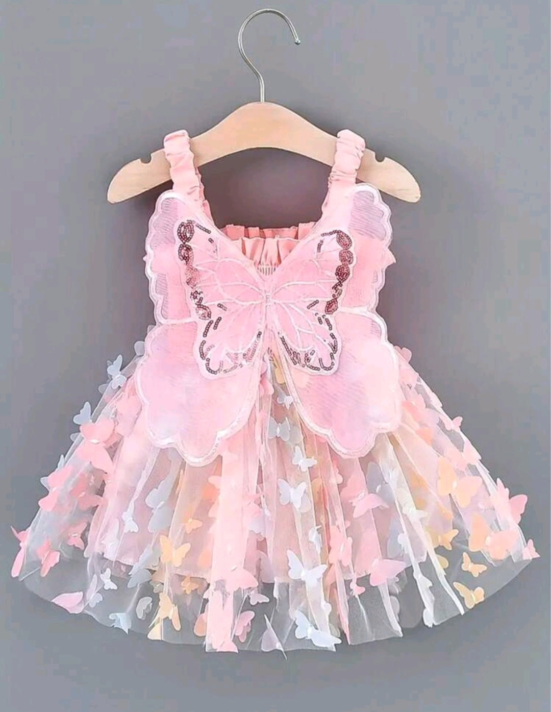 Rainbow Butterfly Mush Dress "Cutie" 1000749