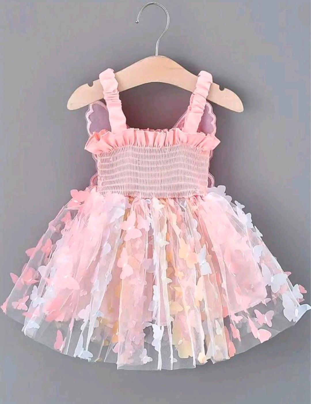 Rainbow Butterfly Mush Dress "Cutie" 1000749