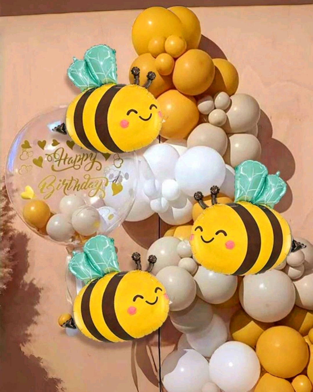 Happy Bee-Day 4PCS Balloon Set #500069