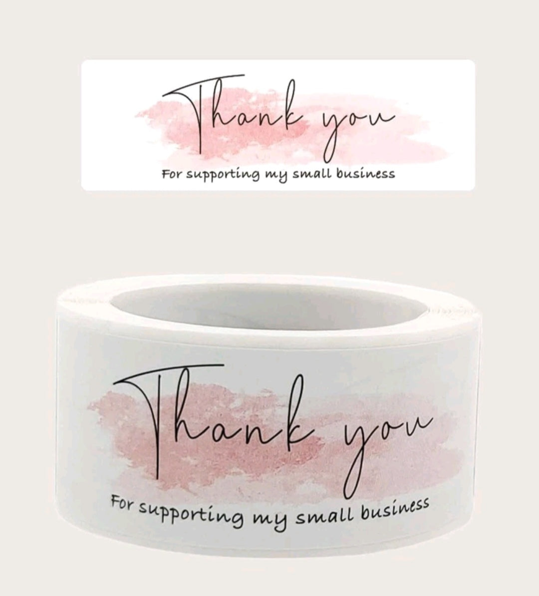 Thank you for supporting my small business stickers (120)
